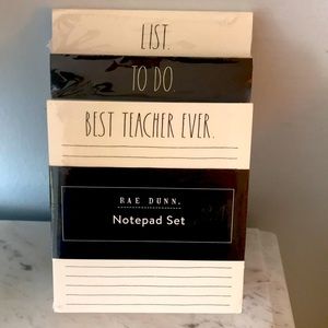 Best teacher ever notepads 📝 Rae Dunn